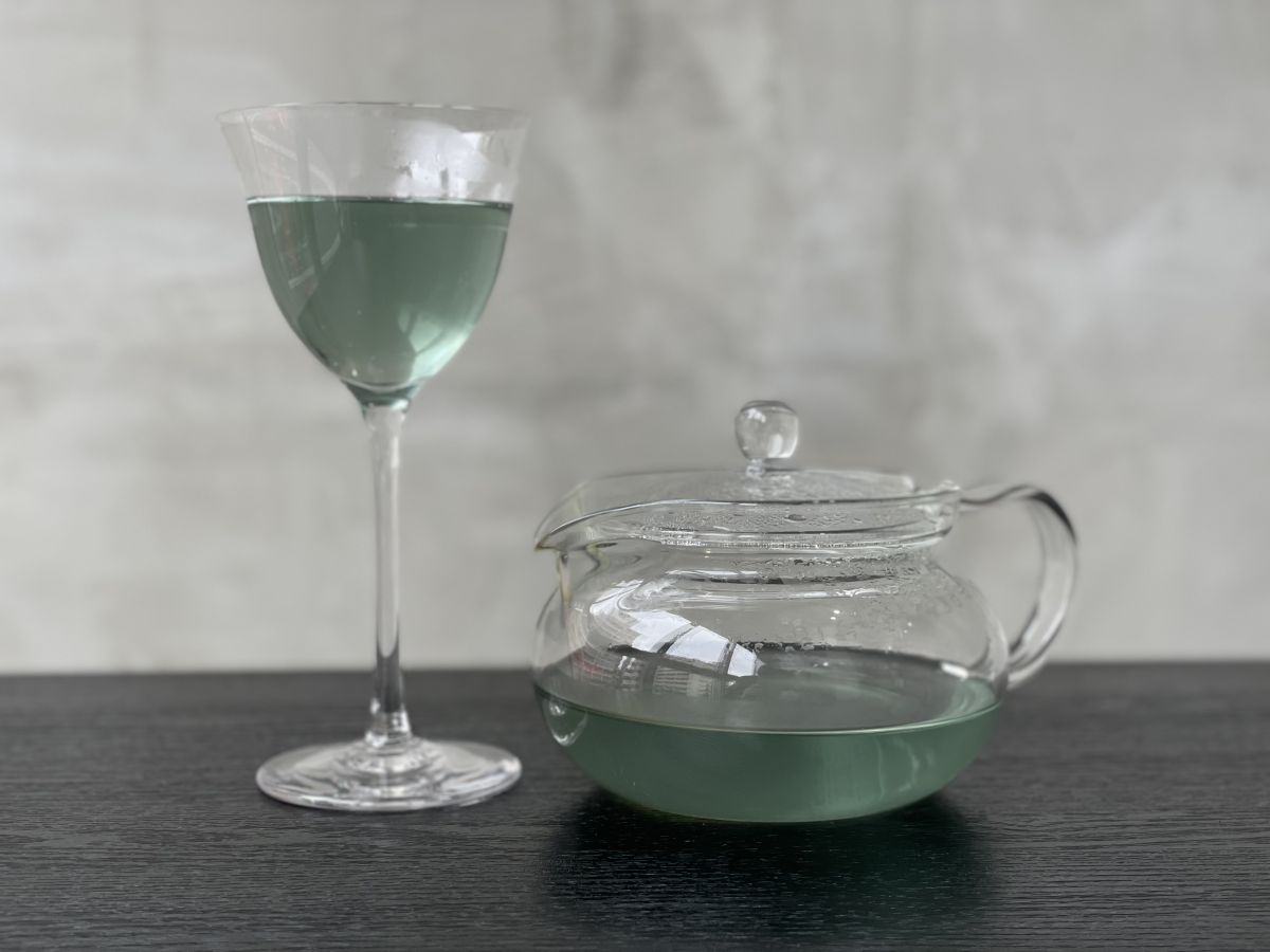 「白いコーヒー×レモングラス×バタフライビー×自然焙煎煎茶」750円