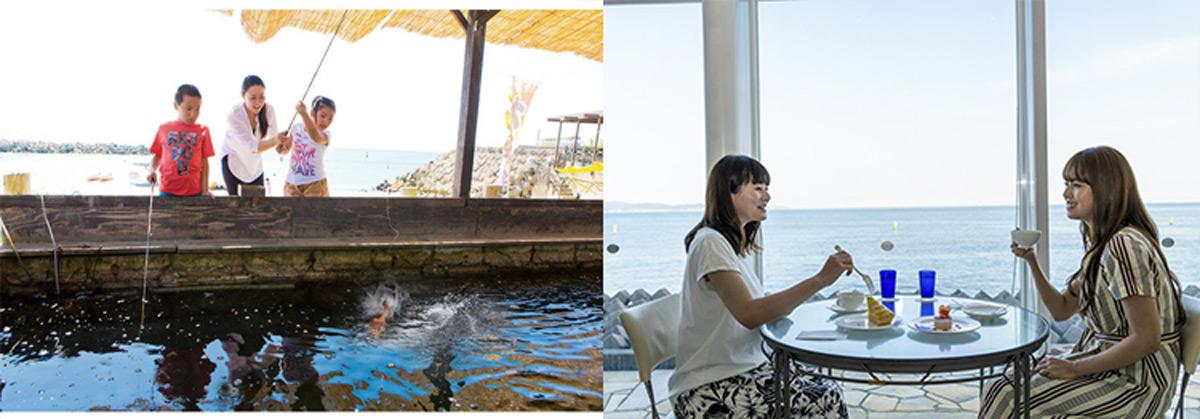 瀬戸内海に面したリゾートホテルで釣り＆ティータイム♪「アオアヲナルトリゾート」