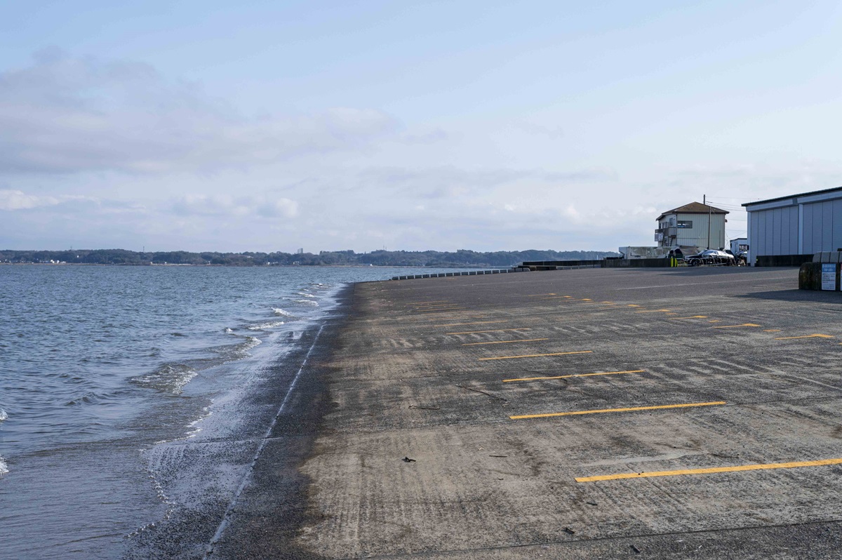 霞ヶ浦の風が心地よい