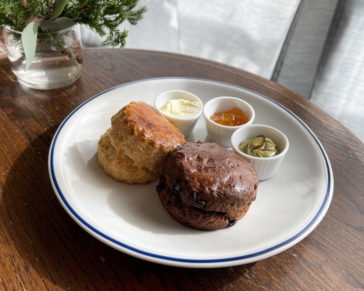 「スコーンセット」（ドリンク付き）1870円