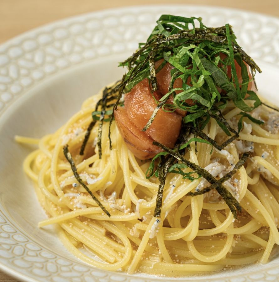 「福岡明太としらすのペペロンチーノ」1300円