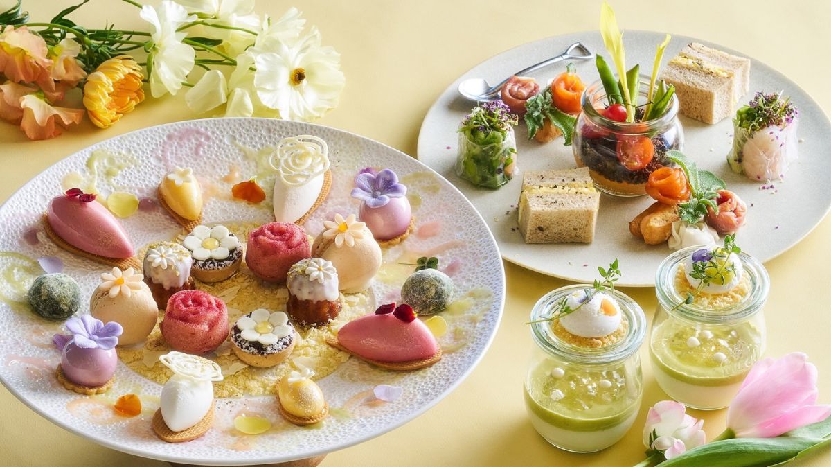 【ザ・プリンスギャラリー 東京紀尾井町】フラワーガーデニングをテーマにした百花繚乱の「Flower Gardening Afternoon Tea」
