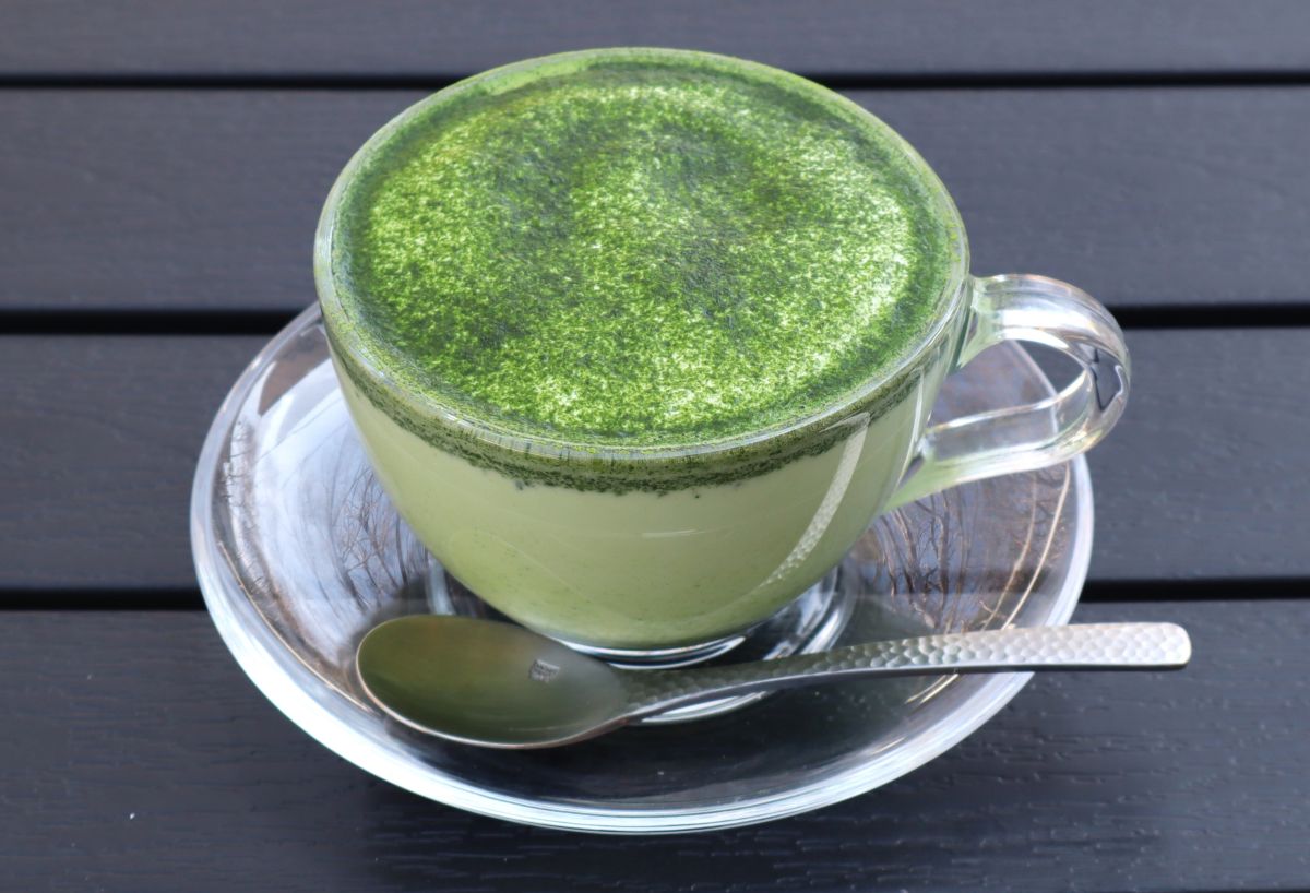 抹茶ラテ ホット750円