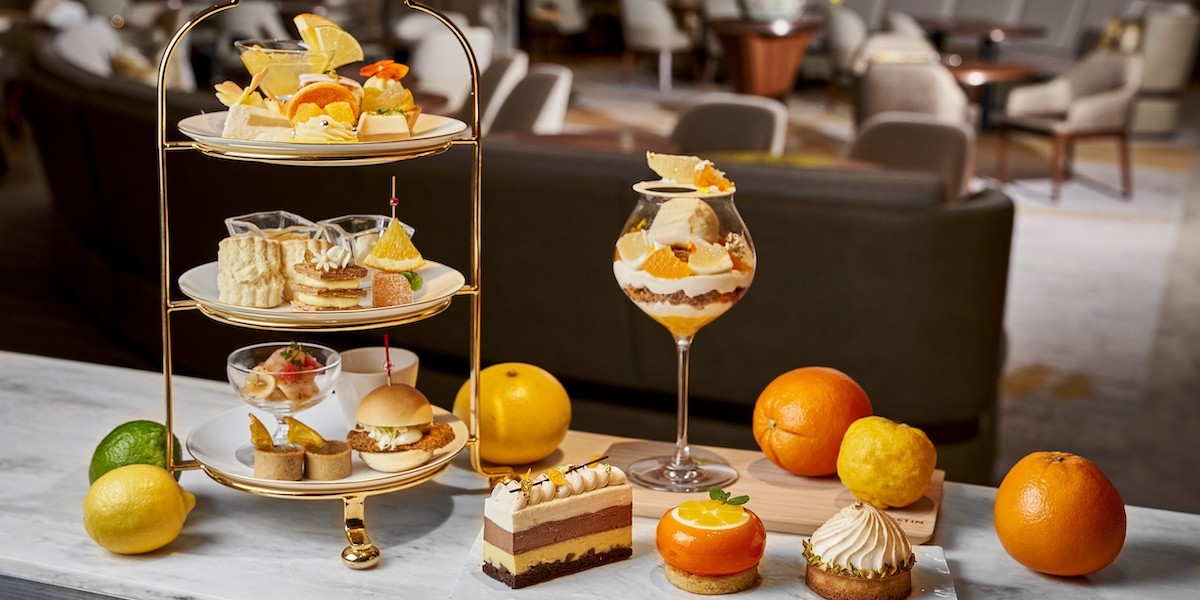 【ウェスティン都ホテル京都】春から初夏を感じる爽やかな香りの柑橘フルーツのスイーツが勢揃い