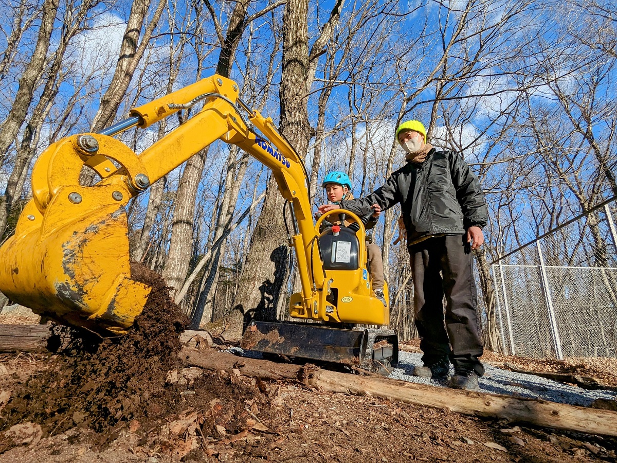 ショベルカー体験