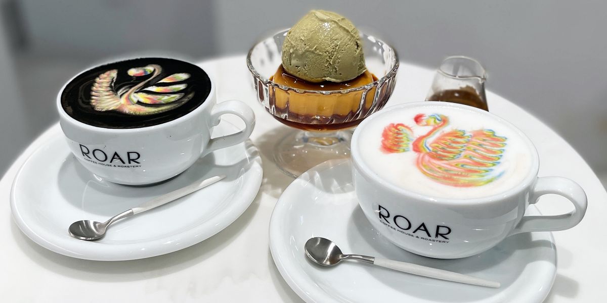 銀座「ROAR COFFEE Tokyo Ginza」でカラフルなレインボーラテを楽しむ