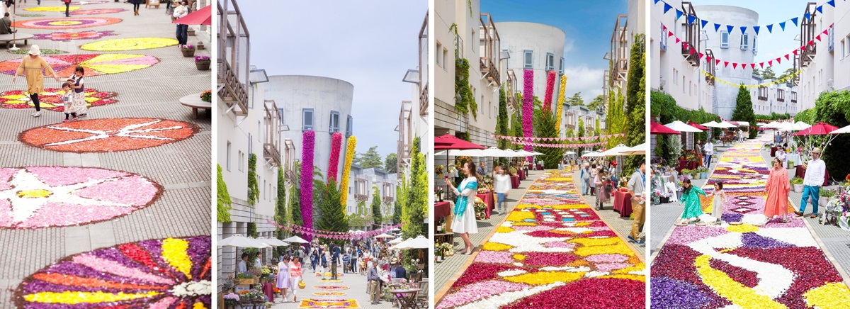 過去の様子。左から2011年、2015年、2017年、2022年