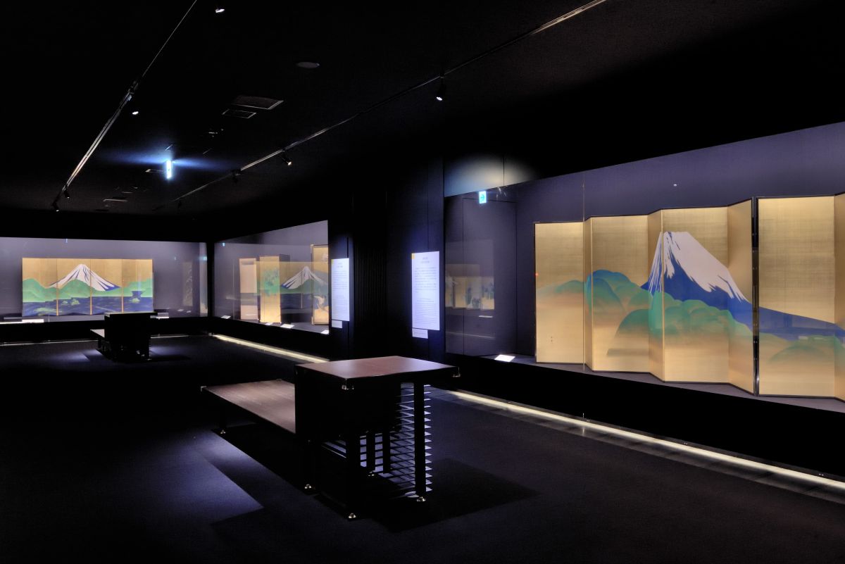 2024年6月2日までは金屛風の展示