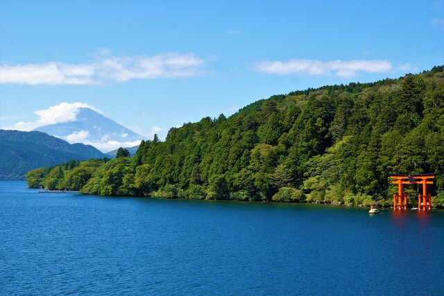 元箱根港からの景色