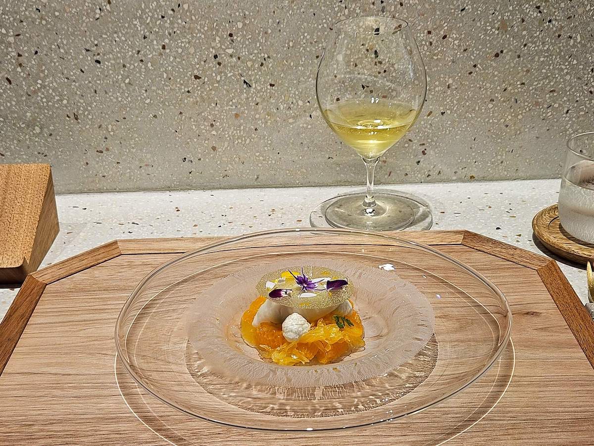 「藏光さんの八朔と数種類の柑橘、甘酒ジェラート」