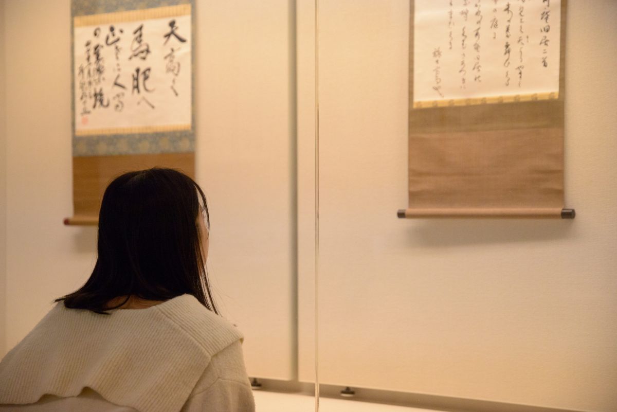 漢詩や禅の言葉が書かれた耳庵の書