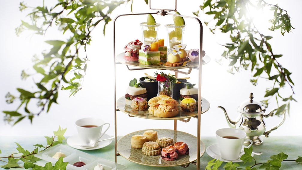 【シャングリ・ラ 東京】清涼感あふれる初夏にピッタリの「ボタニカルガーデンアフタヌーンティー」開催