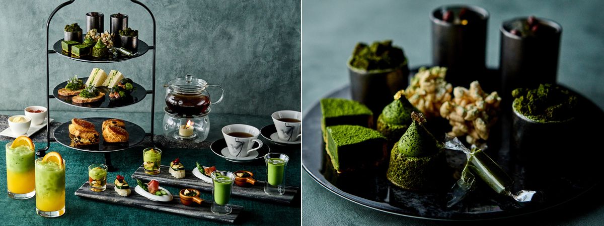 【SHIBUYA STREAM HOTEL】スタイリッシュで洗練された「和」を抹茶で味わう「ストリーム アフタヌーンティー ～WABISABI～」
