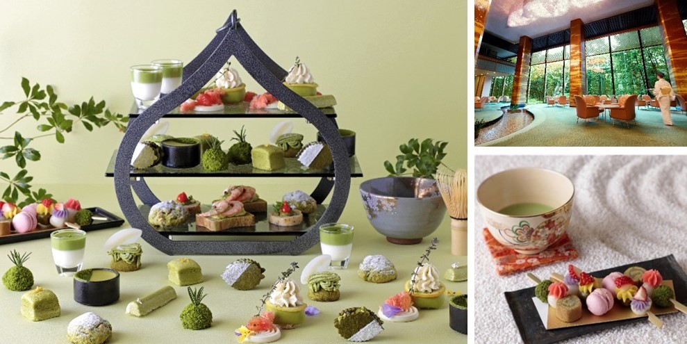 【リーガロイヤルホテル（大阪）】抹茶＆煎茶を使ったスイーツで日本庭園を表現した「お茶アフタヌーンティー ～雅な茶会～」を開催