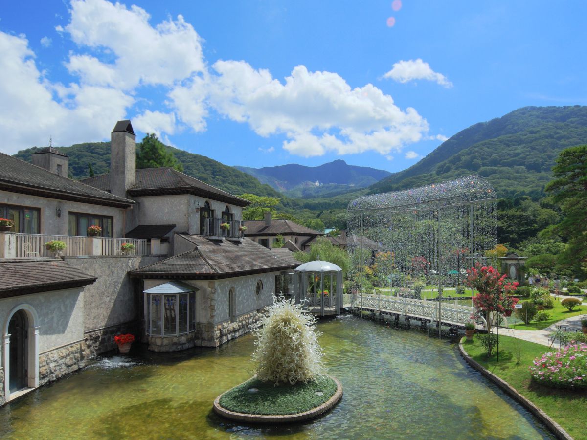 @箱根ガラスの森美術館