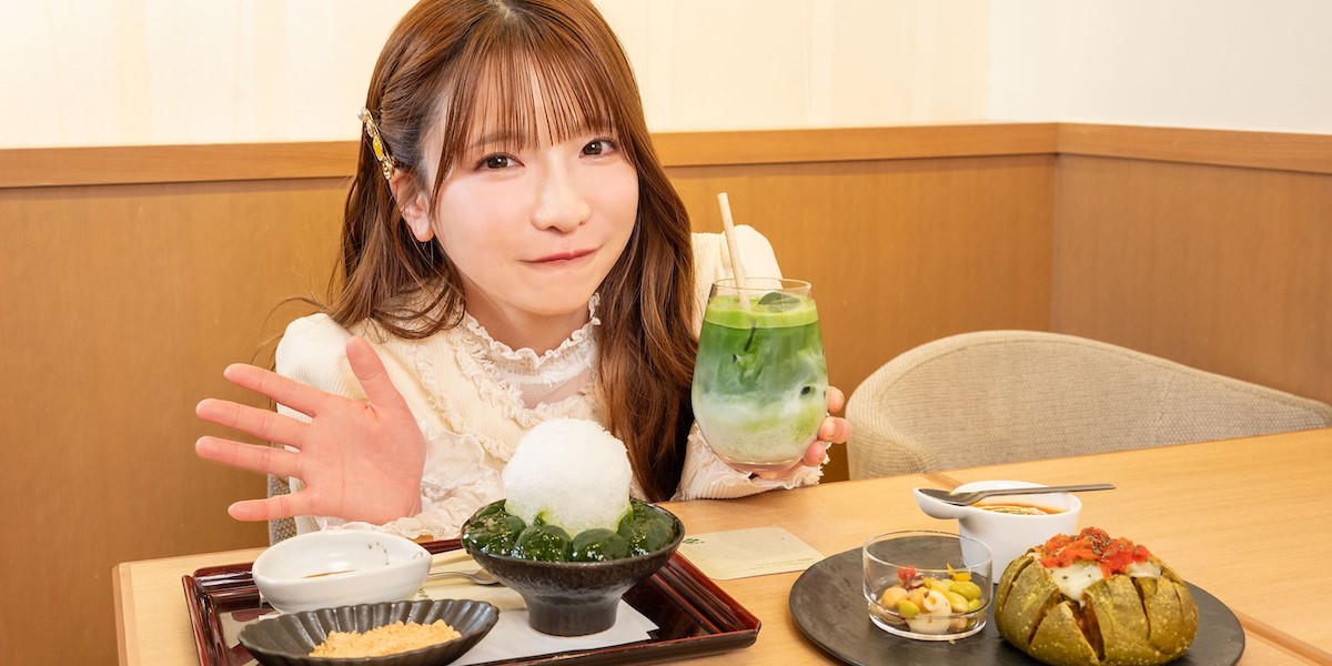 渋谷・日本茶専門カフェ「ocha room ashita ITOEN」のできたて抹茶わらび餅に感動♪【大食いアイドルもえのあずきの絶品グルメ82】