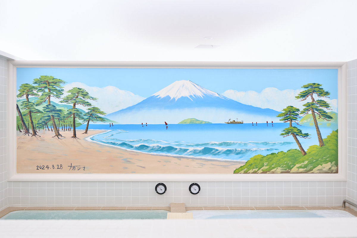 女湯の銭湯絵