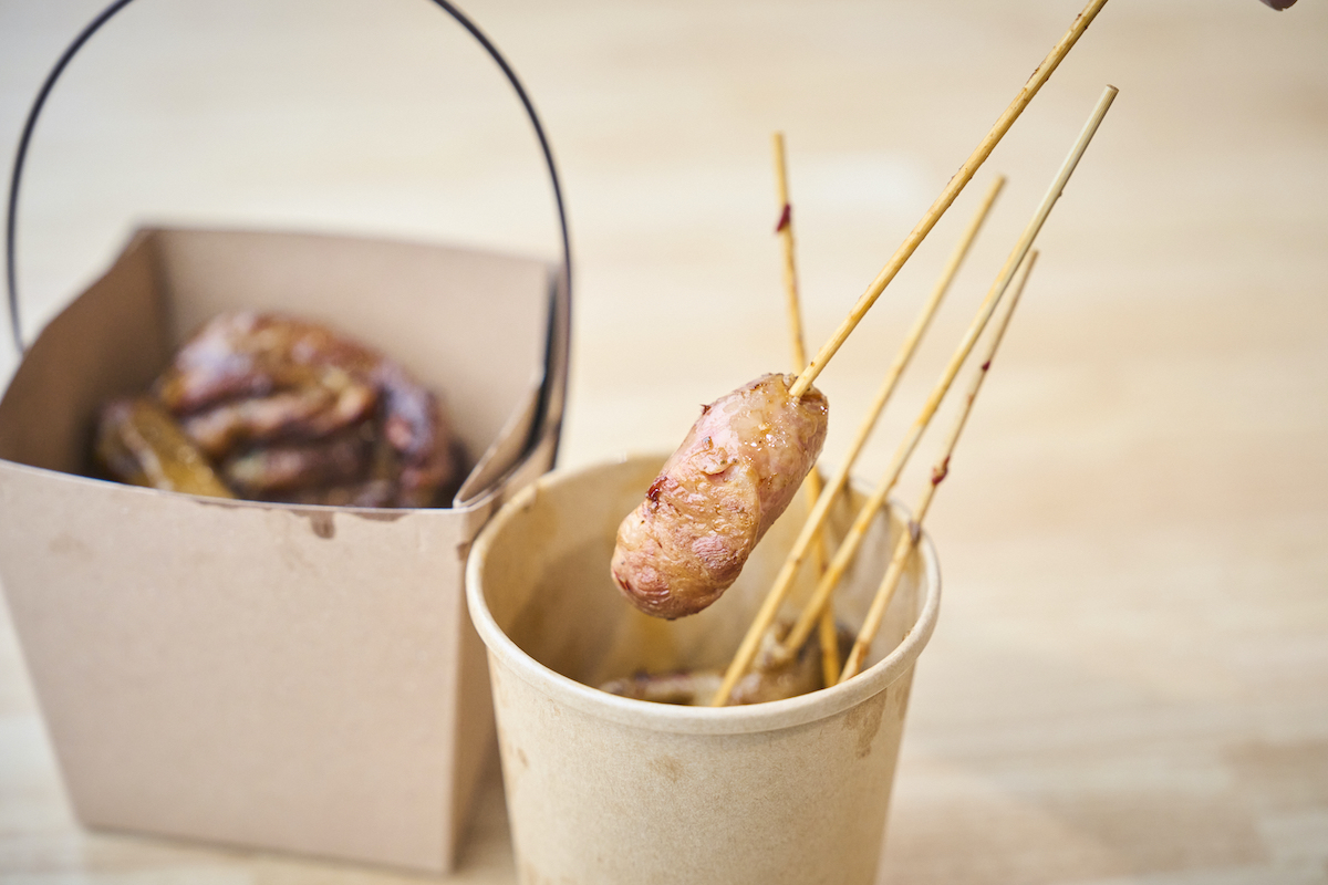 「火鍋串」770円（おまかせ5種）