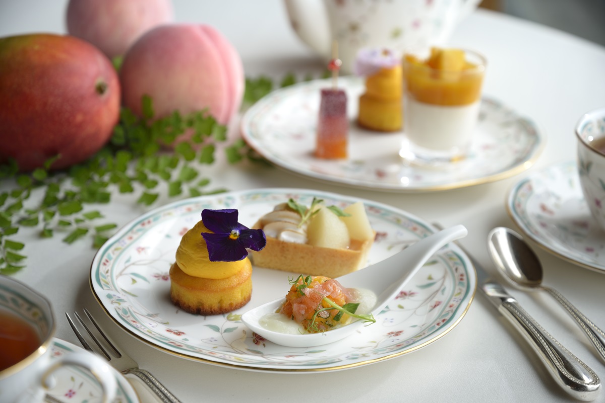 ピーチ＆マンゴーアフタヌーンティー　イメージ