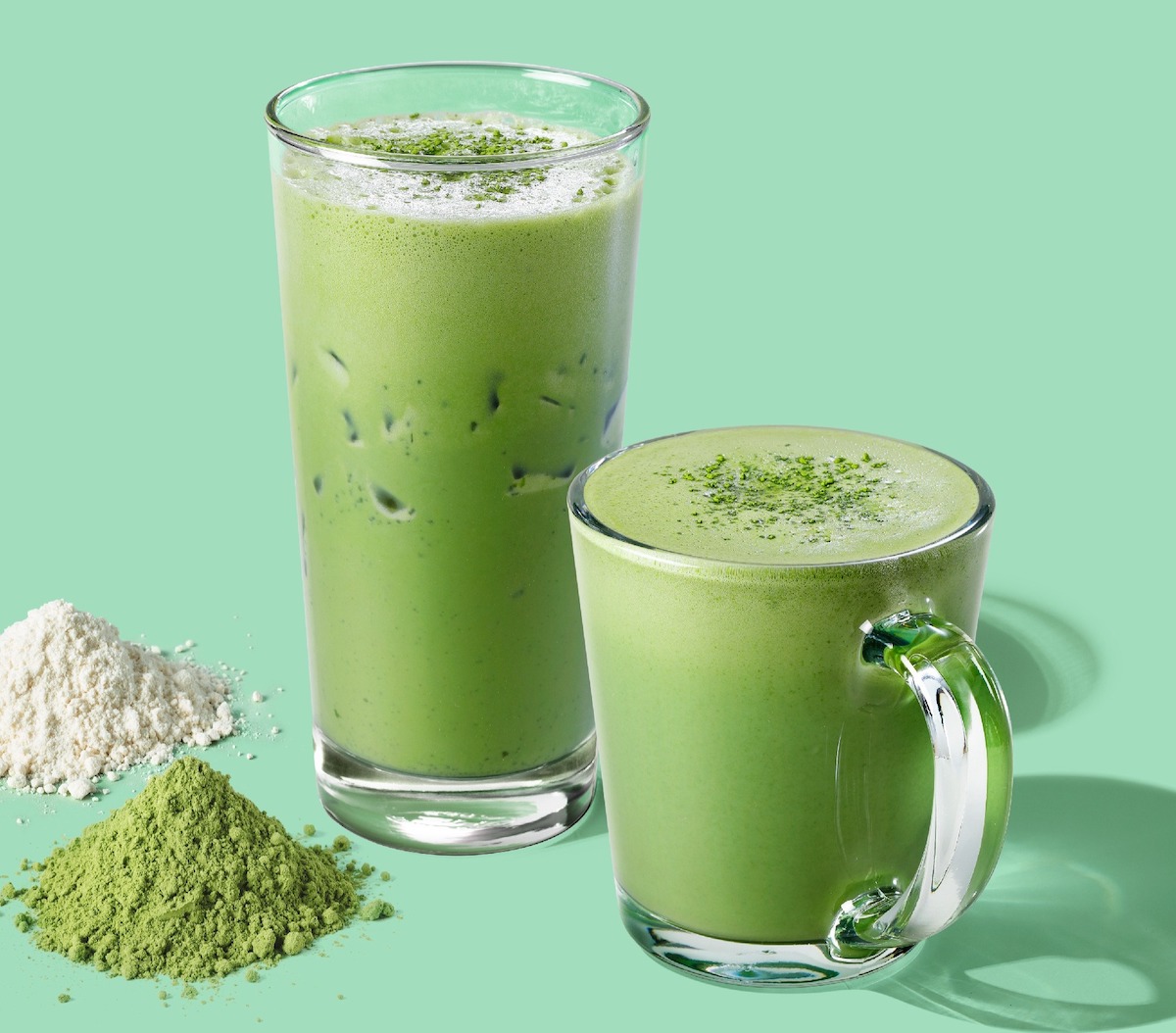 「和三蜜 抹茶 ティー ラテ ＜新抹茶＞」（ホット/アイス） Tallサイズのみ 668円（持ち帰り）、680円（店内利用）※Tallサイズのみ