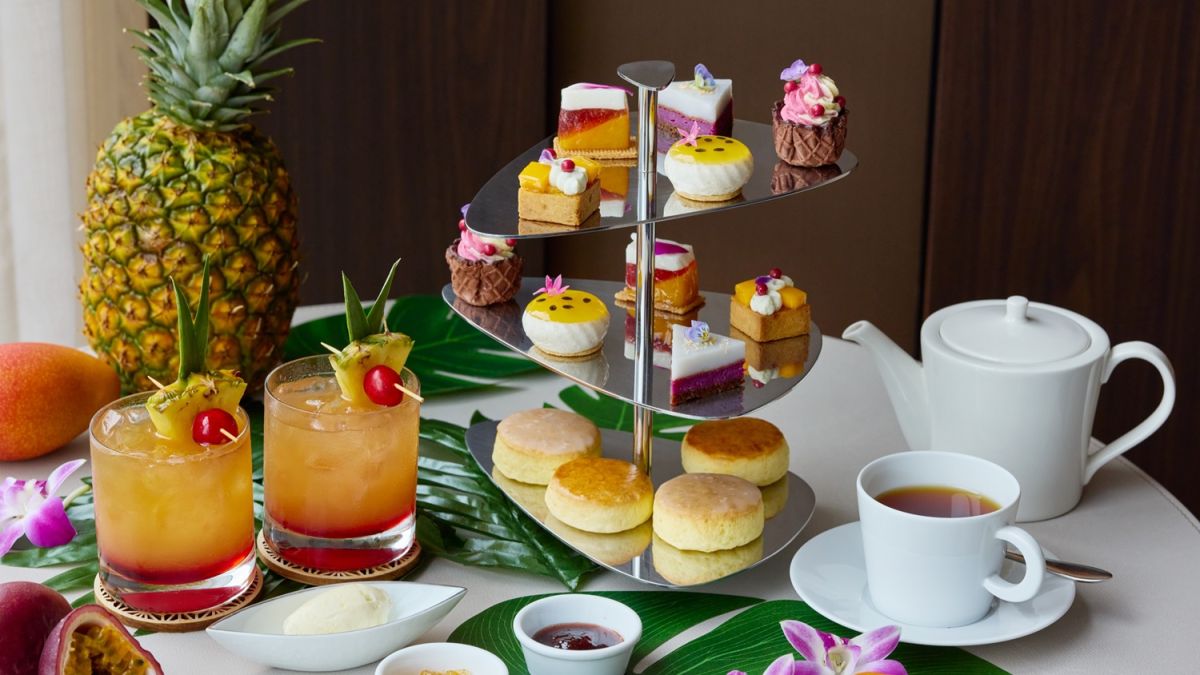 【フォーシーズンズホテル丸の内 東京】ハワイを巡る色鮮やかな旅へ！　トロピカルフルーツをふんだんに使った「アロハ アフタヌーンティー」