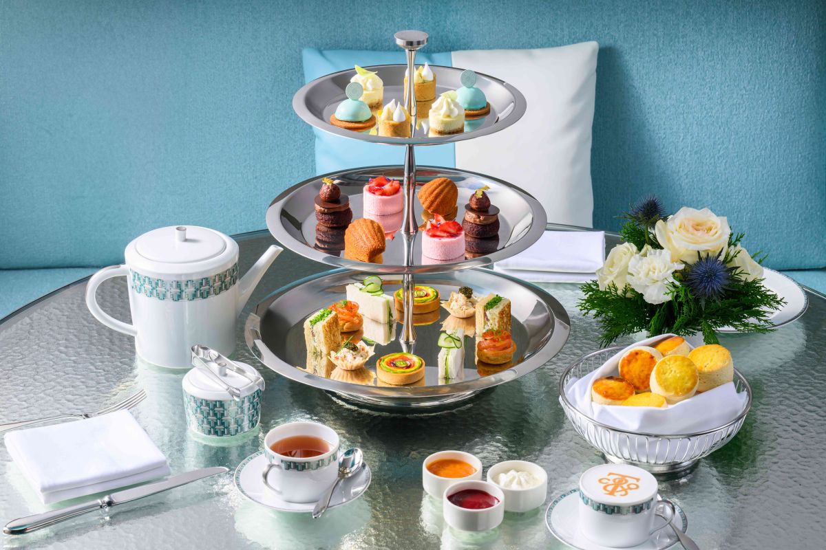 「英式三層下午茶 」NT＄1,580/人、提供時間：14時30分～17時