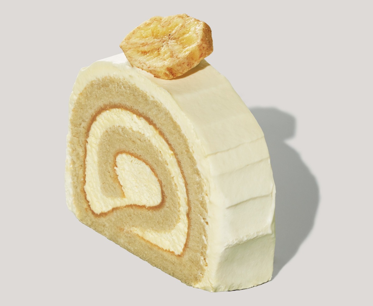 「バナナの米粉ロールケーキ」445円