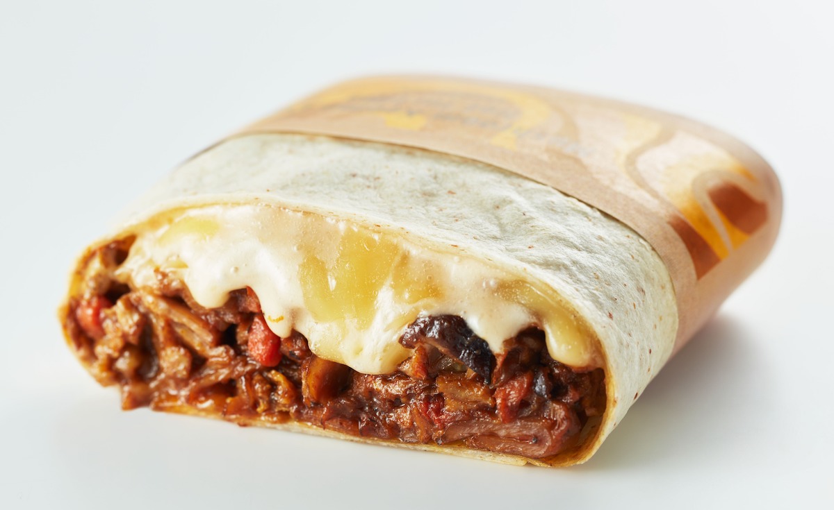 「きのことキーマカレー ホットトルティーヤ」540円