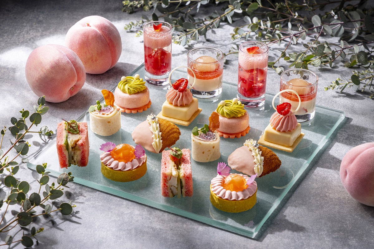 スタンダードアフタヌーンティー ※平らなガラスのプレートでのご用意