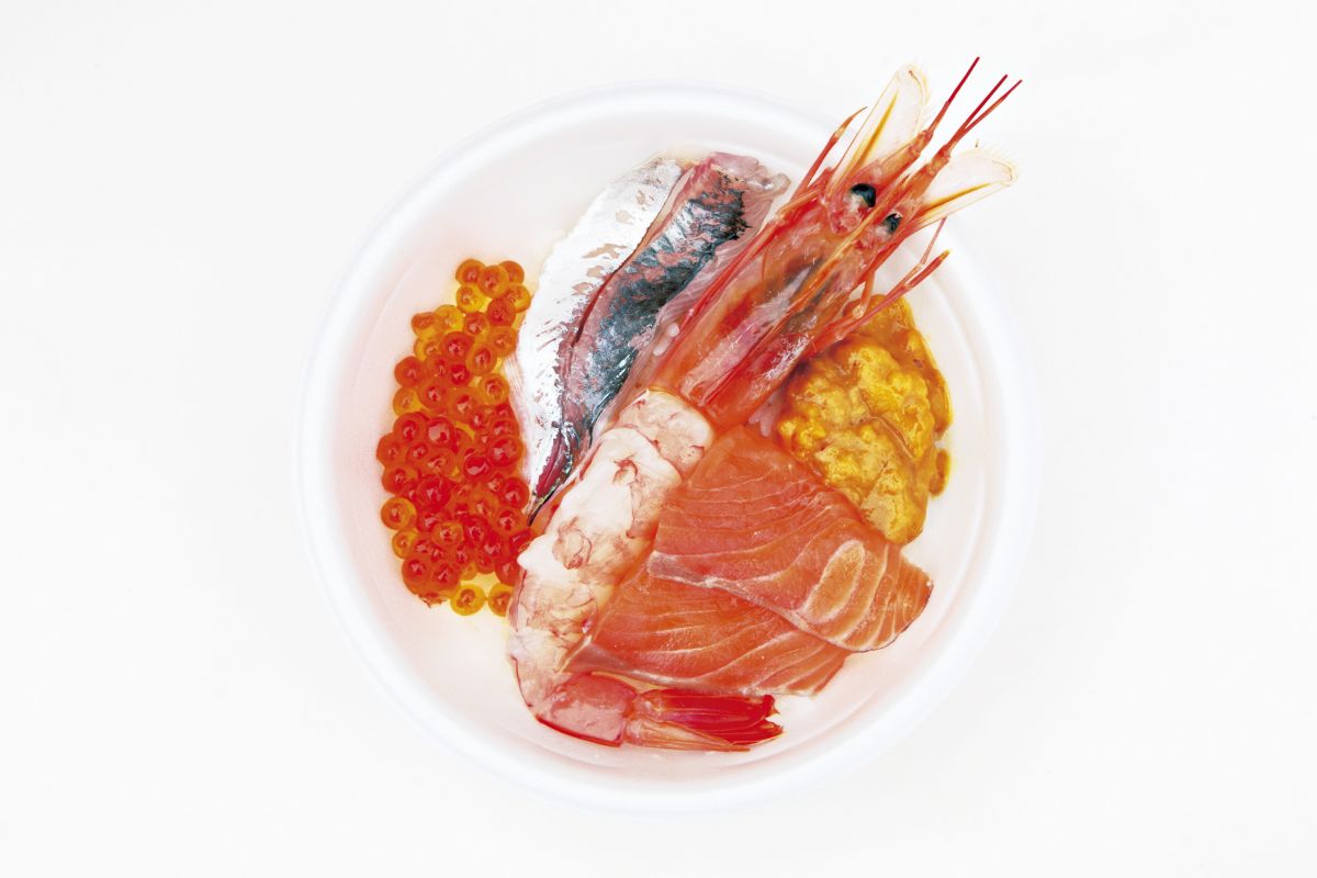 オリジナル丼No.1の「よりどり豪華海鮮丼」