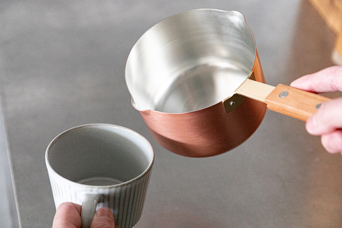 ココア、チャイ、ロイヤルミルクティー…。これで何を入れよう