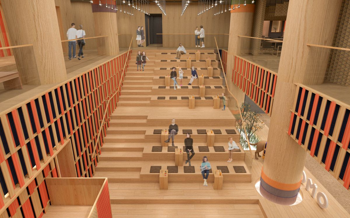 OMOベースの大階段