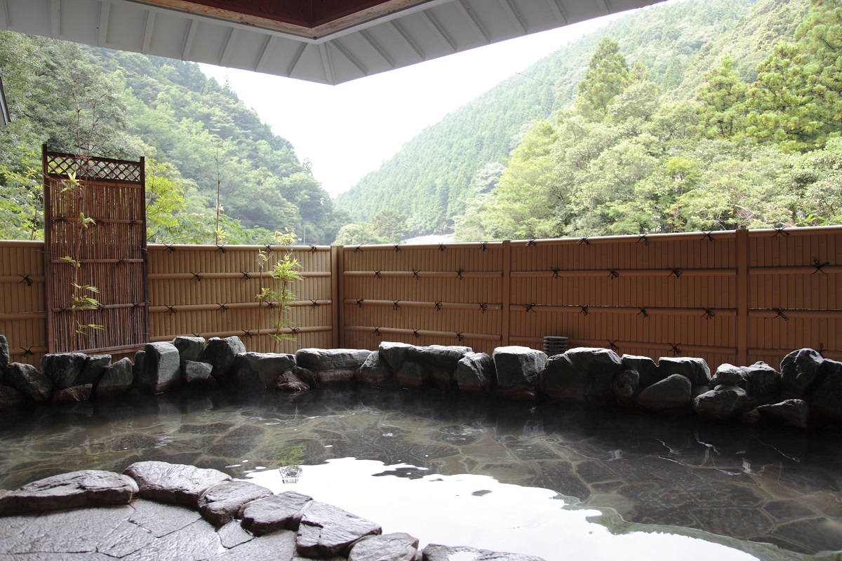 露天風呂／龍神温泉元湯