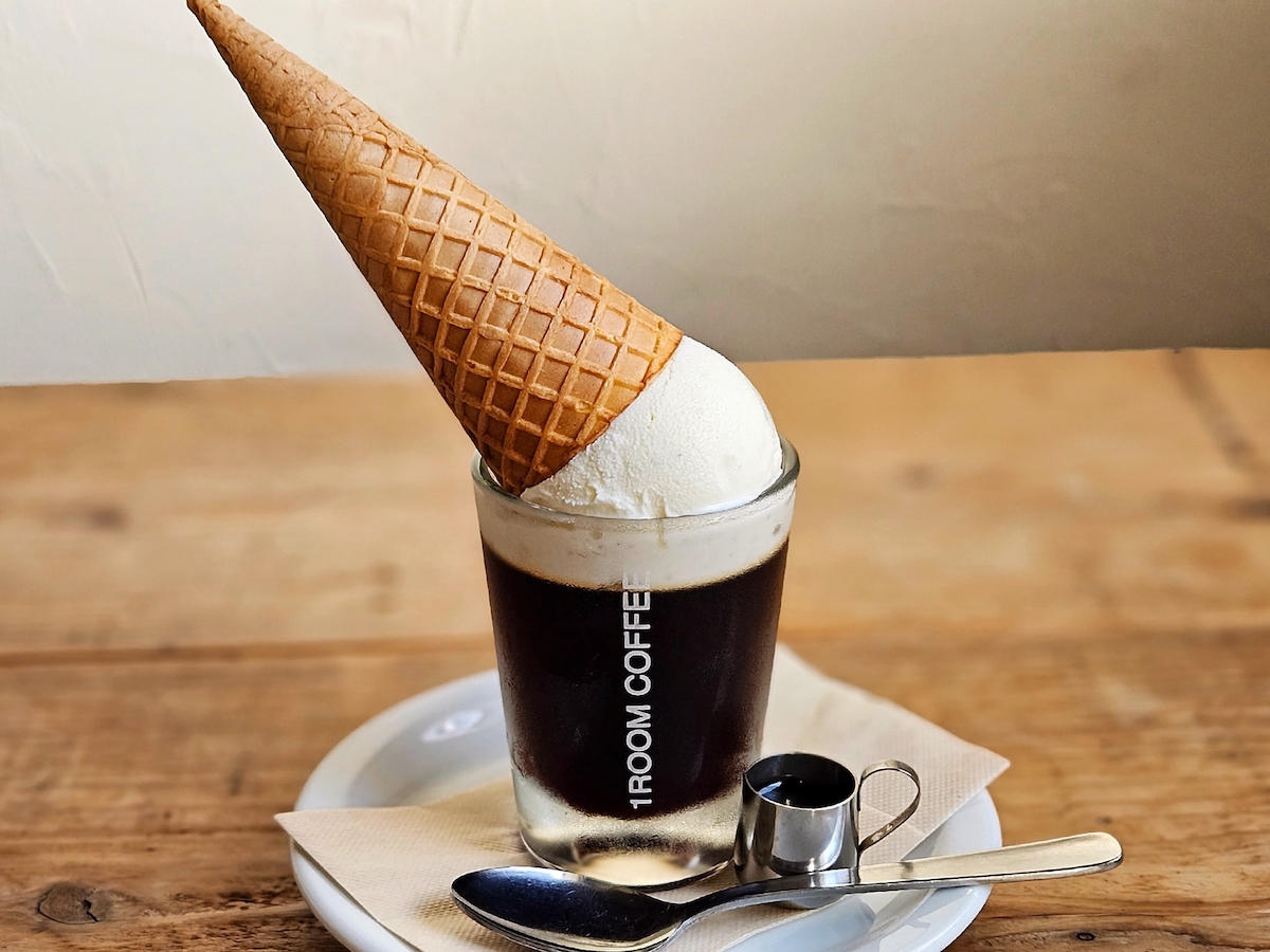 季節限定 「コーヒーゼリー with バニラアイスクリーム」770円