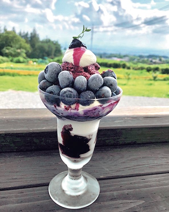 はなぶさ有機農園 パフェ スイーツ