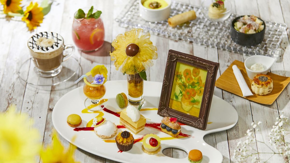 【ハイアット リージェンシー 東京】ゴッホの絵画と夏のヒマワリ畑をテーマにした「ひまわりアフタヌーンティー」 第2弾【7月1日～】