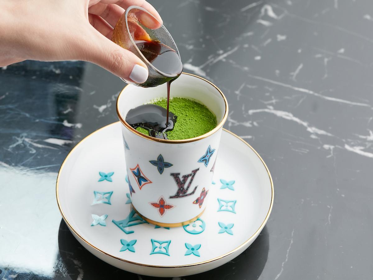 「TAKAHISA」コース＜デザート＞一例：「抹茶ティラミス」