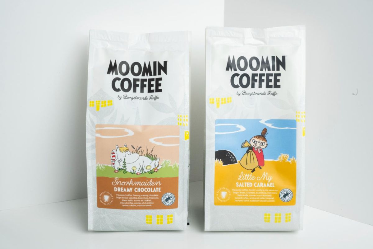ムーミンコーヒー　各9.90€ 