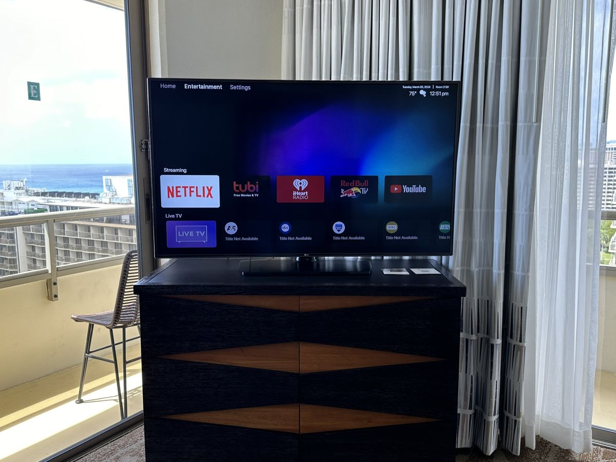 スマートテレビが備わっている