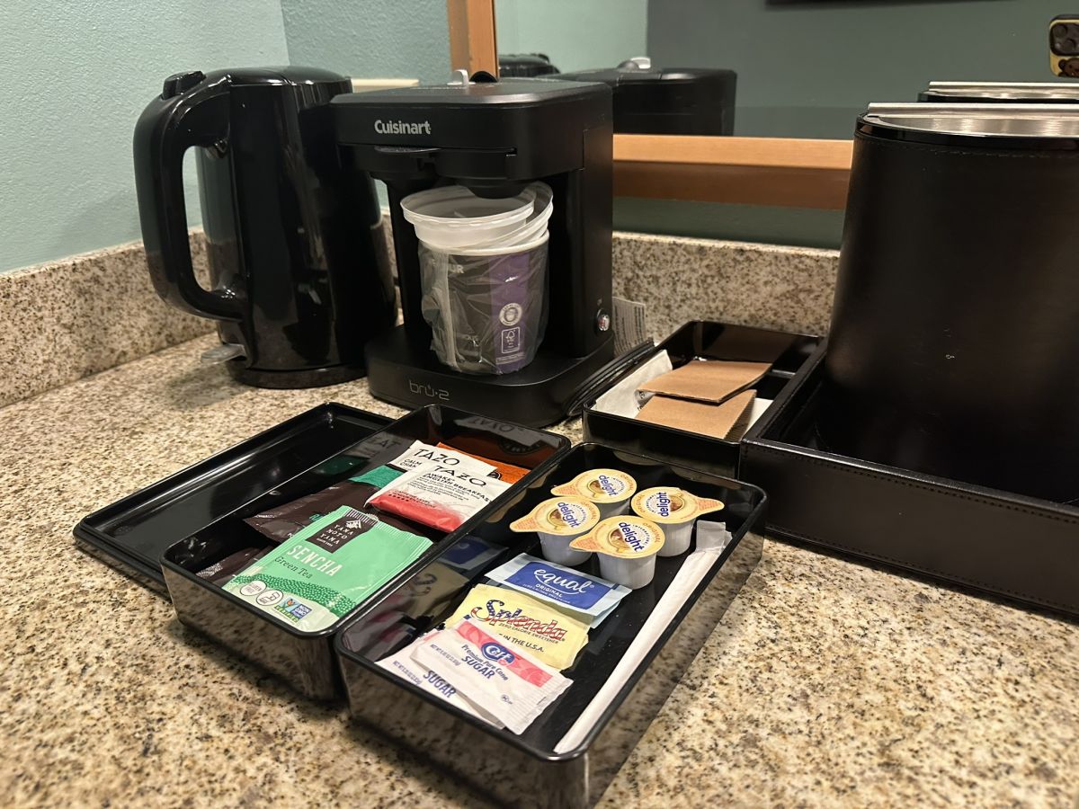 紅茶、コーヒー、煎茶のアメニティ