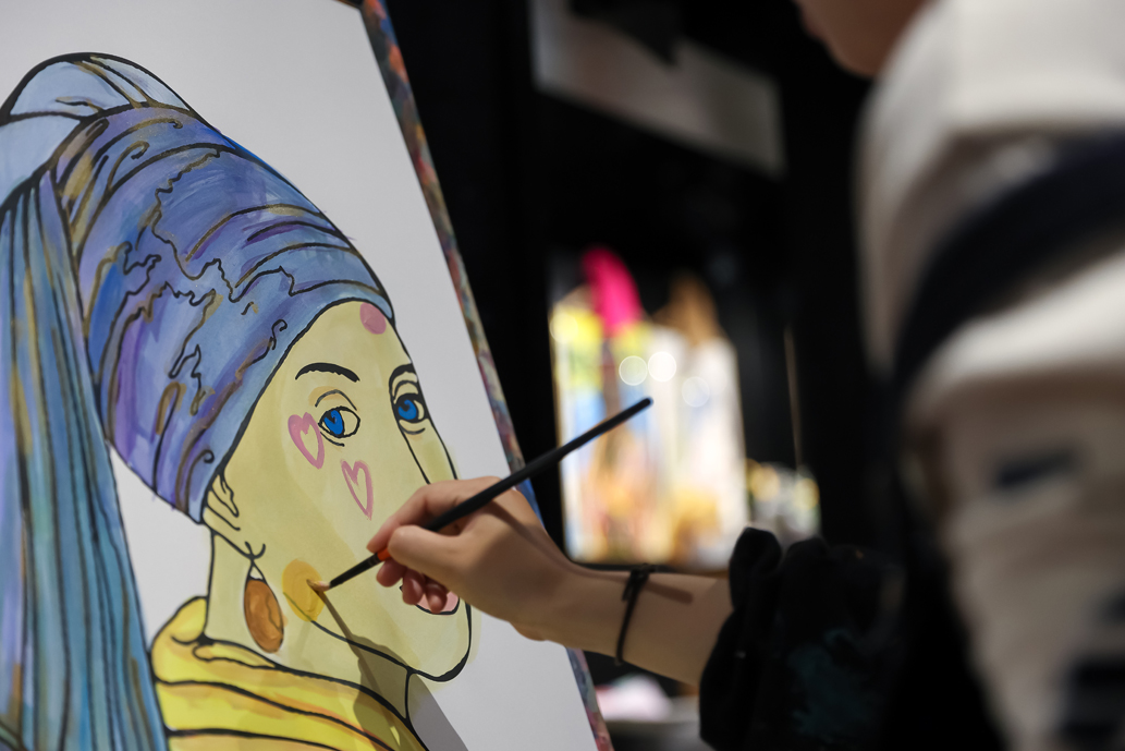 ちょっとイタズラなアレンジも。思い付きこそアート！