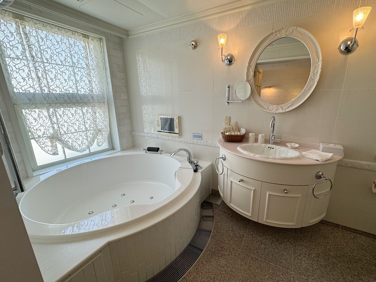 バブルバス付きのお部屋も人気