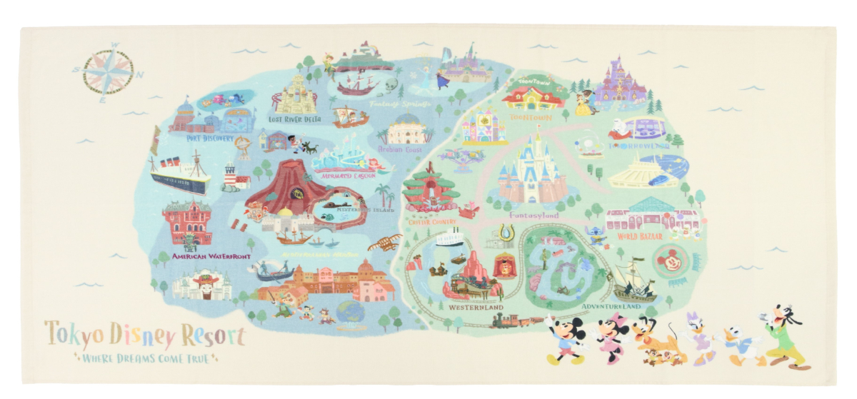 東京ディズニーリゾート】7月は新発売ラッシュ！パークのマップ