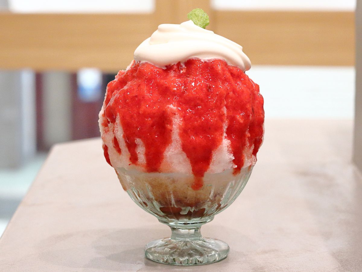 「名物 島いちご黒糖ぜんざい」1500円 