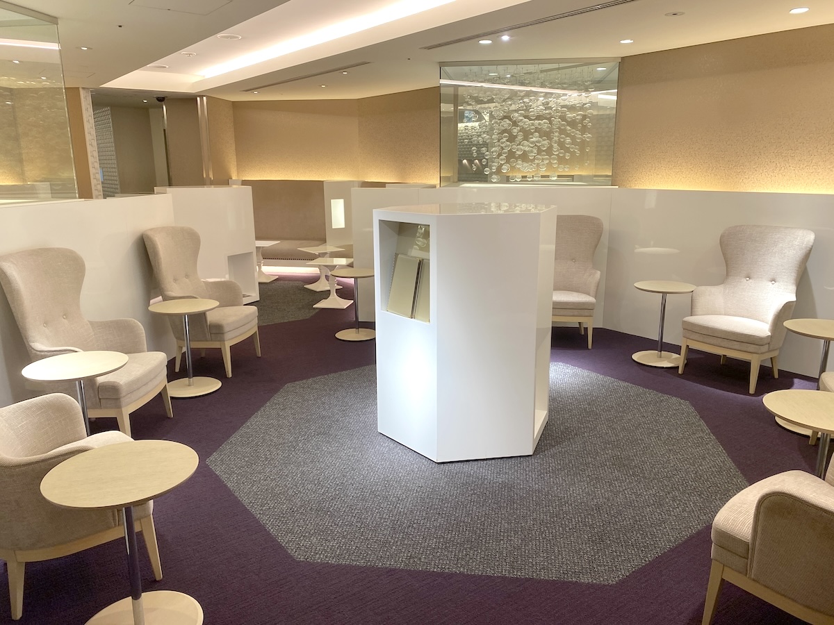 「プラチナシート」の利用者用ラウンジ