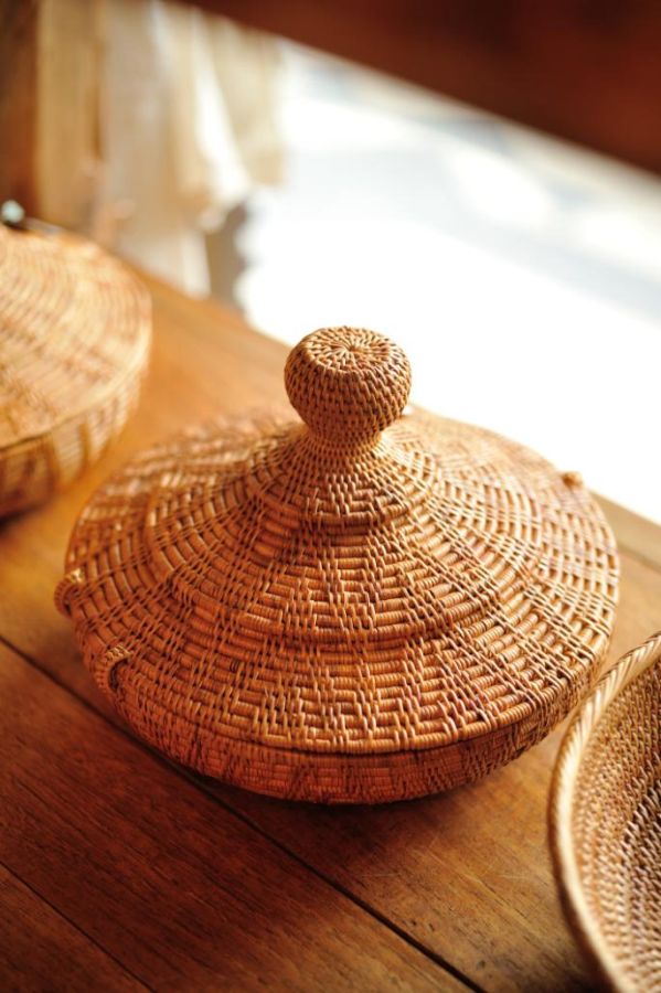 アシタバの丸型ボックス