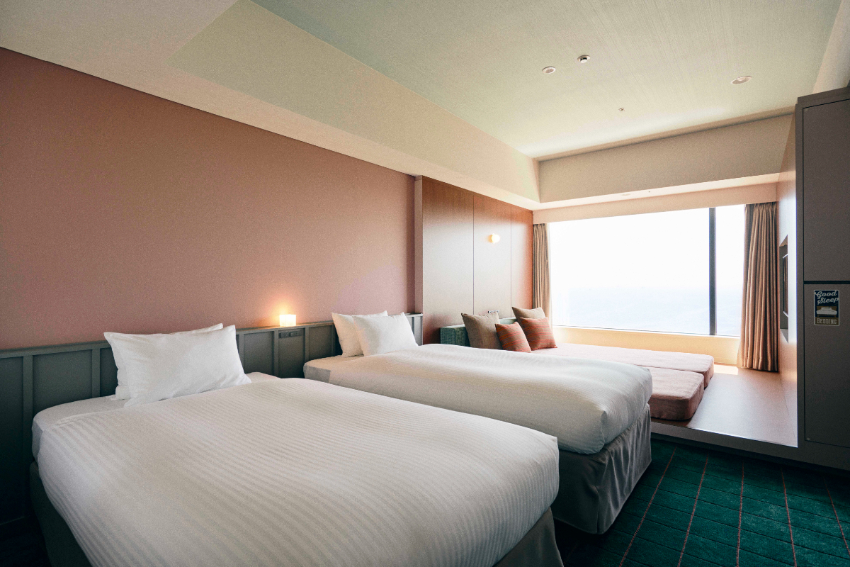 ゴロゴロ寝台付きスーペリアルーム