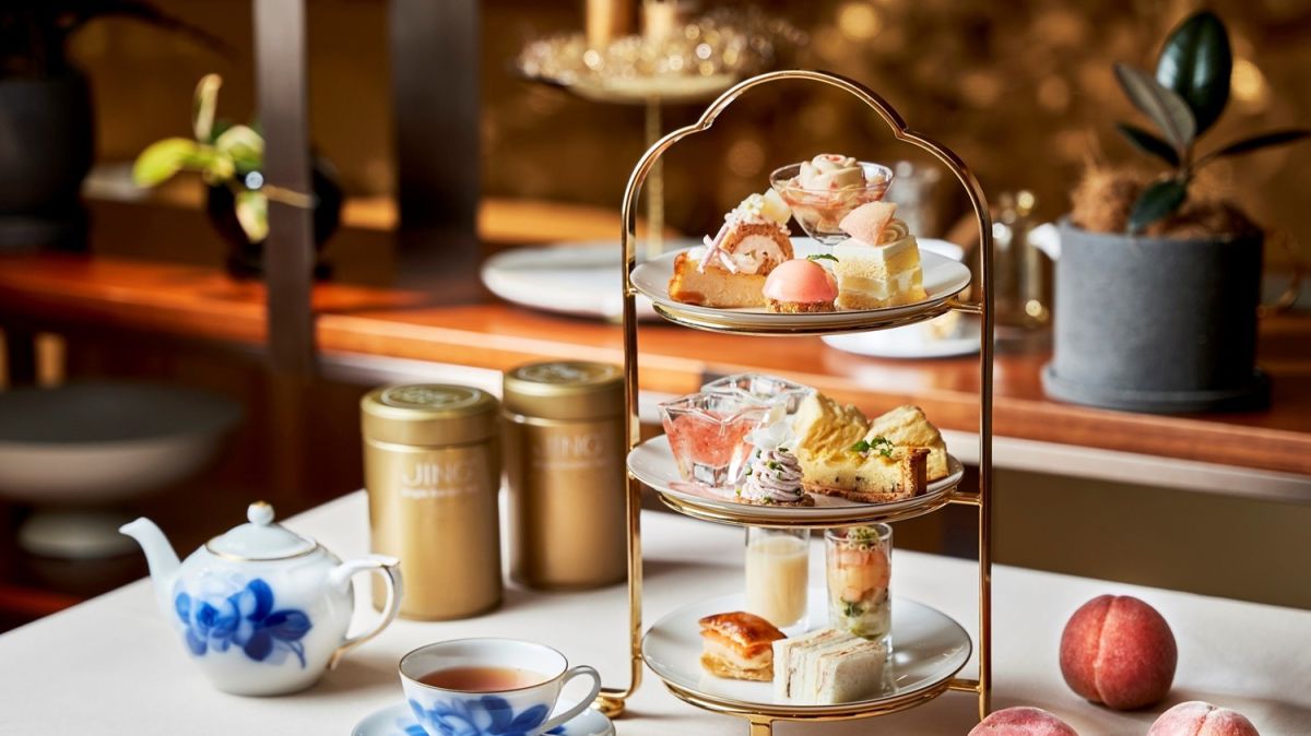 【ウェスティン都ホテル京都】「あら川の桃」の甘い香りとみずみずしい果肉を生かした「あら川の桃アフタヌーンティー」などピーチスイーツ販売