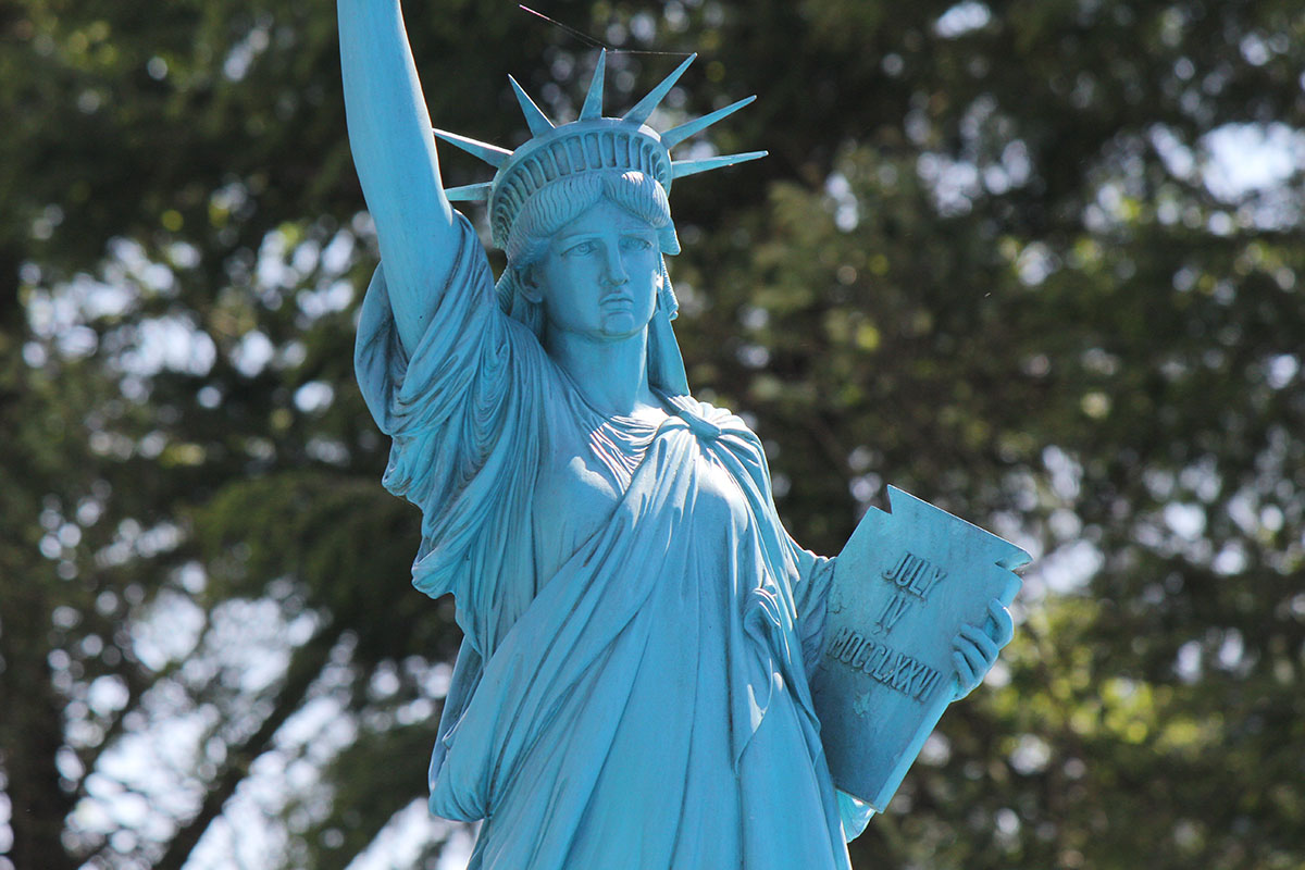 「東武ワールドスクウェア」の自由の女神（アメリカ）