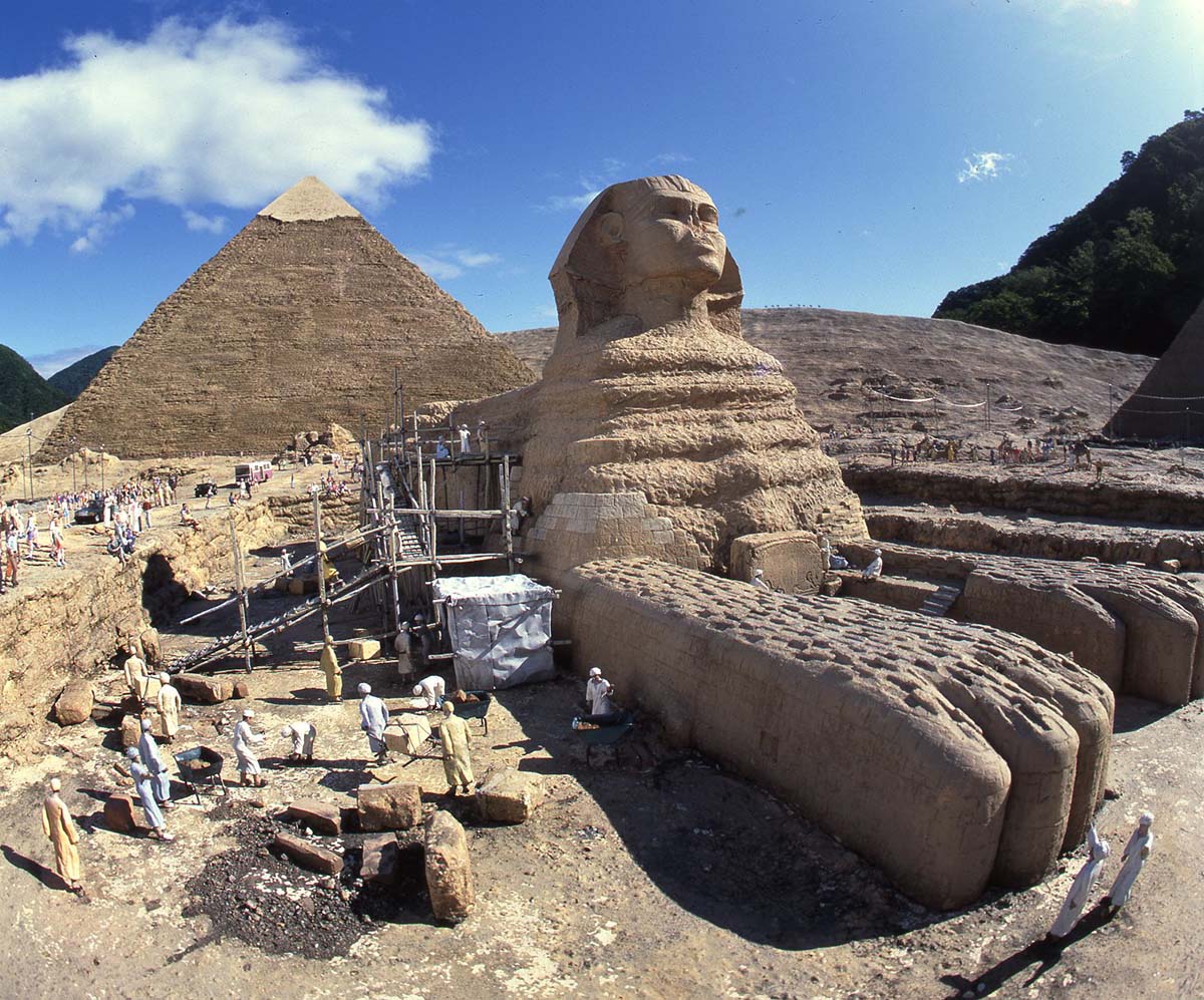 「東武ワールドスクウェア」のスフィンクス（エジプト）